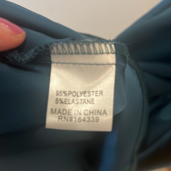 Petal and Pup Teal Halter Neck mini dress not - Picture 13 of 13